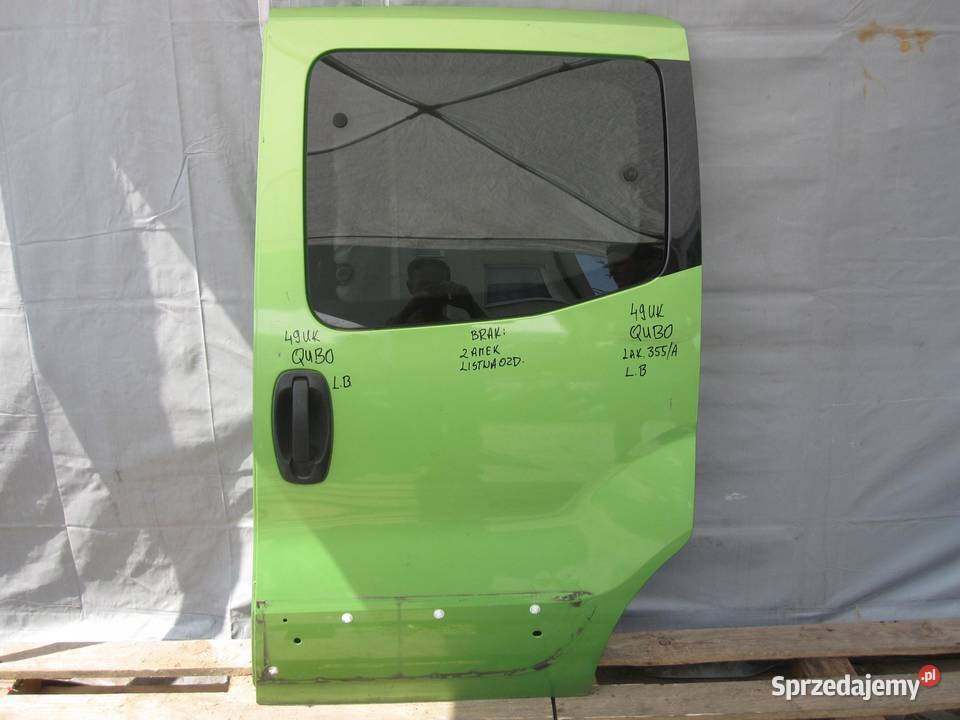 FIAT QUBO 13r drzwi przesuwne boczne lewe osobowe