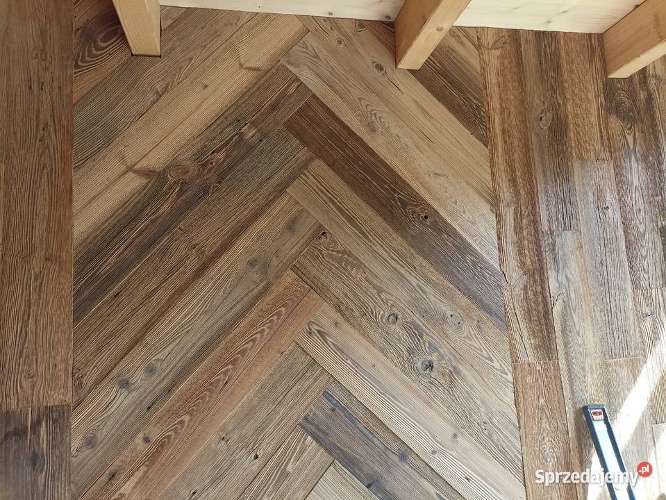 Stare drewno deski rustykalne na ścianę z wielkopolskie Poznań