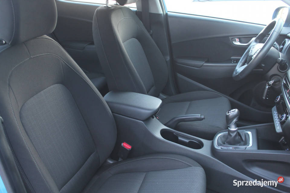 Hyundai Kona 10TGDI 120 6MT Comfort Aut Klima niebieski Piotrków Trybunalski