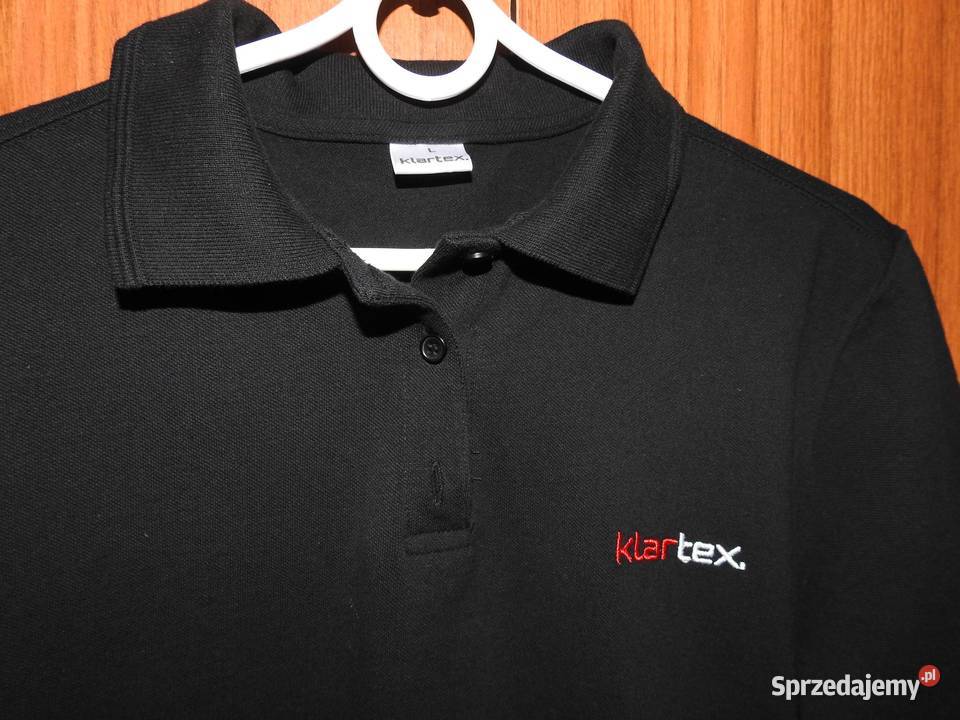 Nowa czarna koszulka polo męska SMLXL podkarpackie