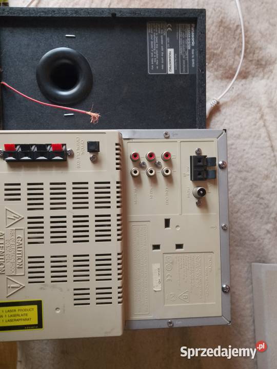miniWieża Sony CMTCP1 z kolumnami Panasonic
