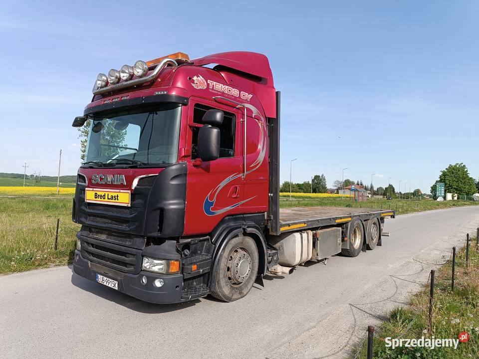 Scania R500 6x2 platforma pomoc drogowa