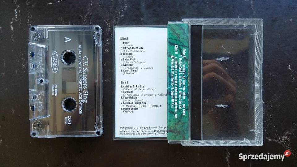 Kaseta magnetofonowa Various AbbaBoney M Roxette kaseta Siemiatycze