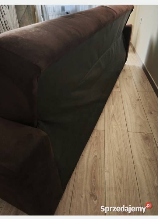 Kanapa rozkładana brązowa 205cm Czechowice-Dziedzice