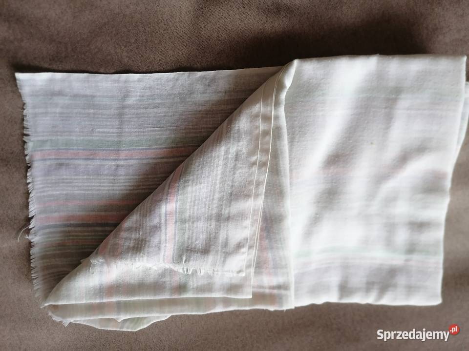 Tkanina muślin bawełniany w paseczki Łódź