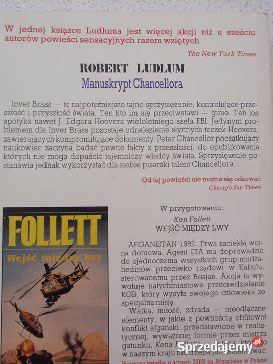Manuskrypt Chancellora Robert Ludlum