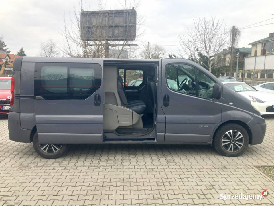 Renault Trafic L2H2 BRYGADÓWKA BUBELKABINA II Zarejestrowany w Polsce Konstancin-Jeziorna