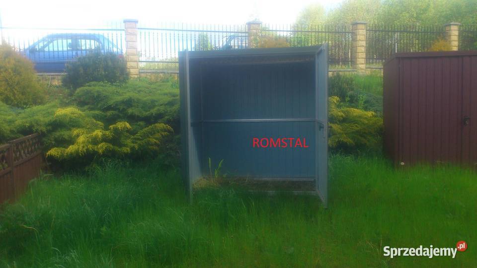 Garaż Blaszany WIATA ŚMIETNIKOWA Wiatka Romstal Kraków
