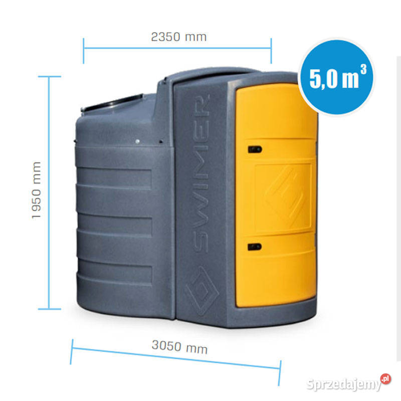 ZBIORNIK NA OLEJ NAPĘDOWY 5000L SWIMER ZWIJAK Zbiorniki Warszawa