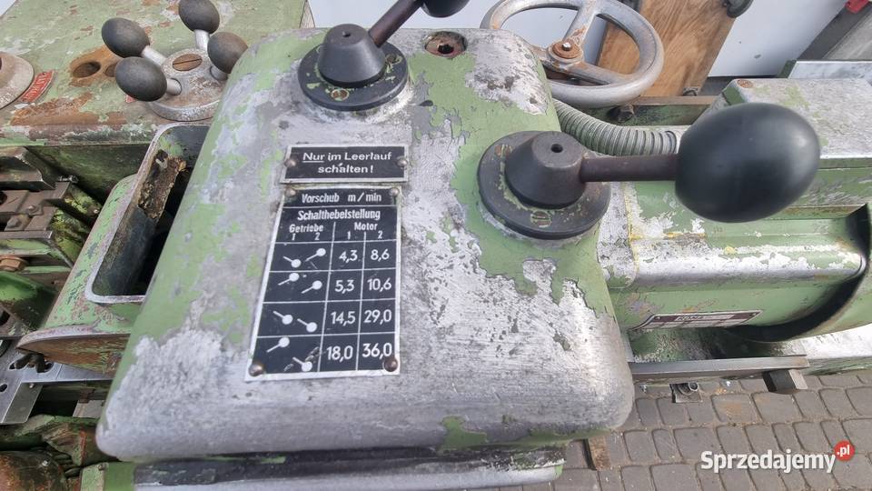 Strugarka czterostronna WEINIG 140 4 Produkcja