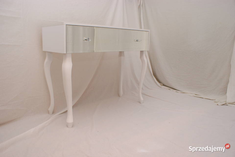 Toaletka z lustrem konsola biała OKAZJA Kępno sprzedam