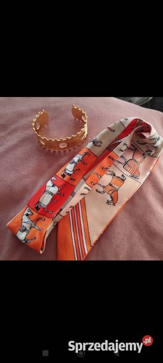 Bransoletka szeroka w kolorze złotym z sprzedam