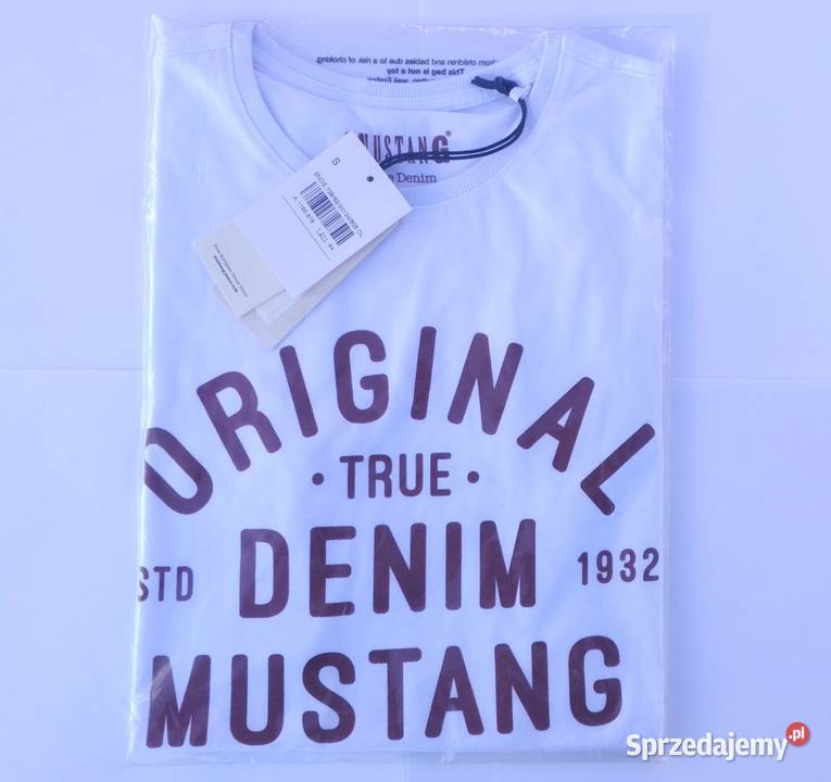 Tshirt męski Mustang Alex C Print rozmiar S nowy Dęblin