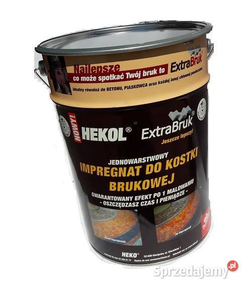 Impregnat do kostki brukowej HEKOL ExtraBruk 15L Budowa Nysa sprzedam