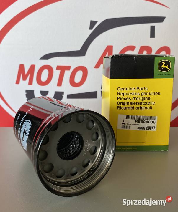 Filtr oleju silnika John Deere RE504836 ORYGINAŁ Białystok