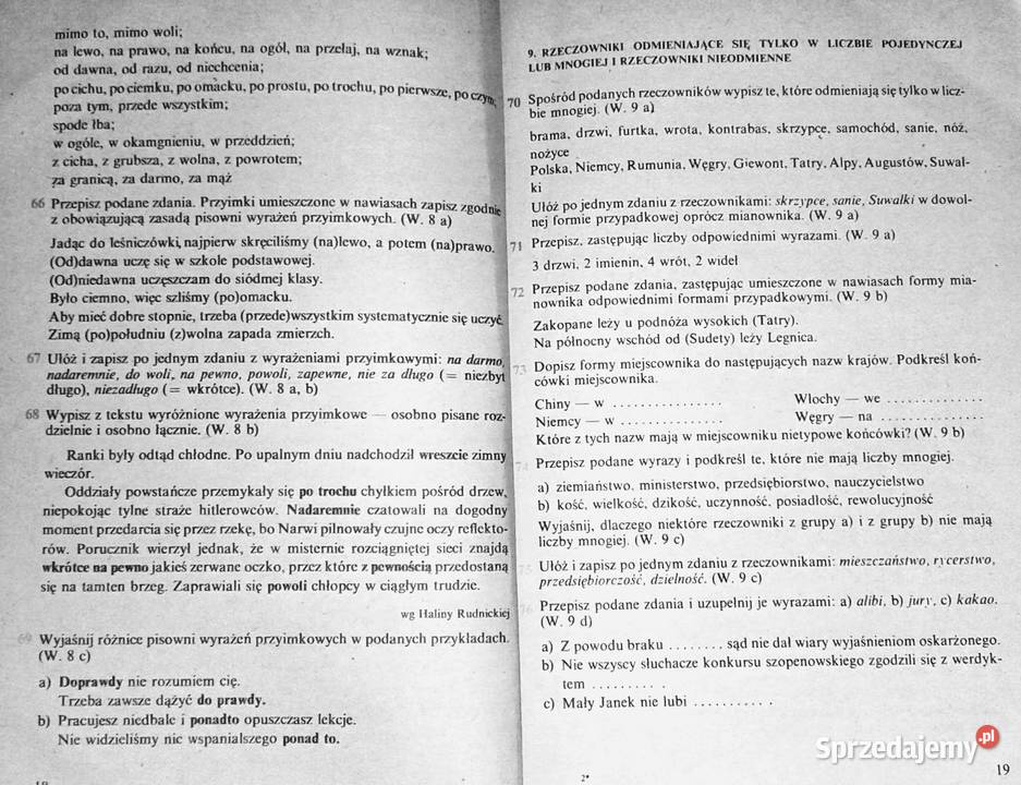 Język polski 7 Gramatyka i ortografia Krzystzof Chełm