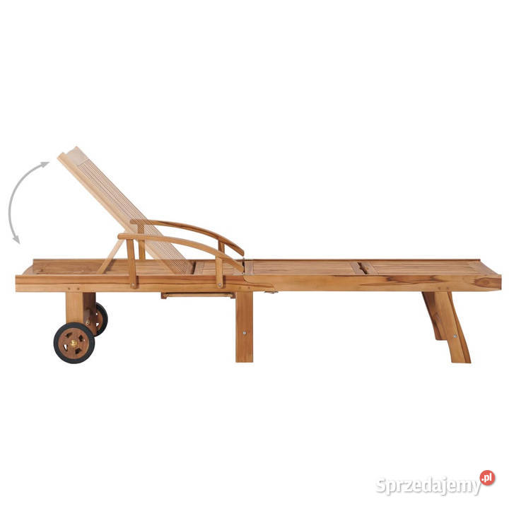 Leżaki 2 lite drewno tekowe WM3073169 Warszawa
