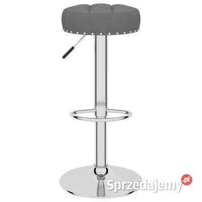 vidaXL Stołki barowe 2 ciemnoszare tapicerowane Warszawa