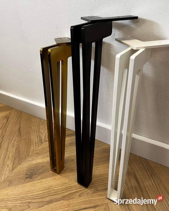 Biała Noga metalowe Nogi loft Stół 70