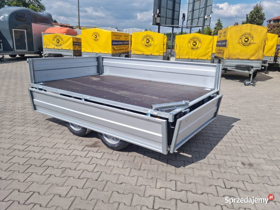 Przyczepa platforma nowa uniwersalna burty Otwock