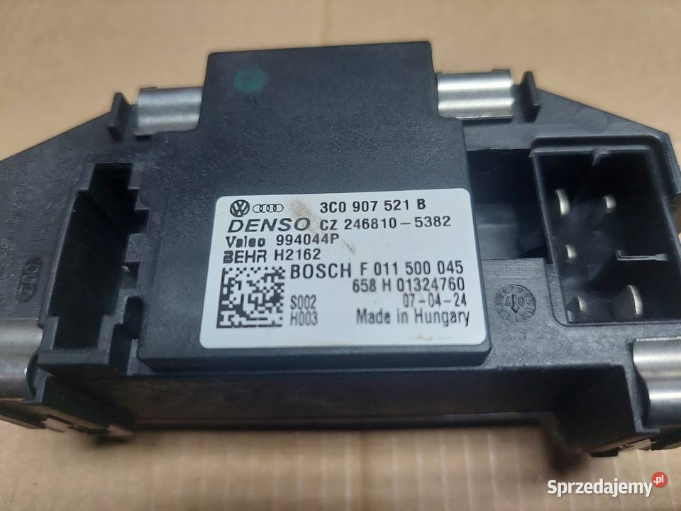 REZYSTOR OPORNICA F011500045 994044P 3C0907521B Kłobuck sprzedam