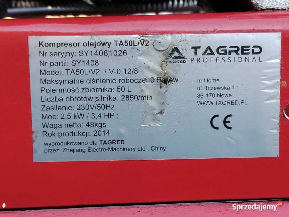 Kompresor 150L 230v 3 hp Zabrze