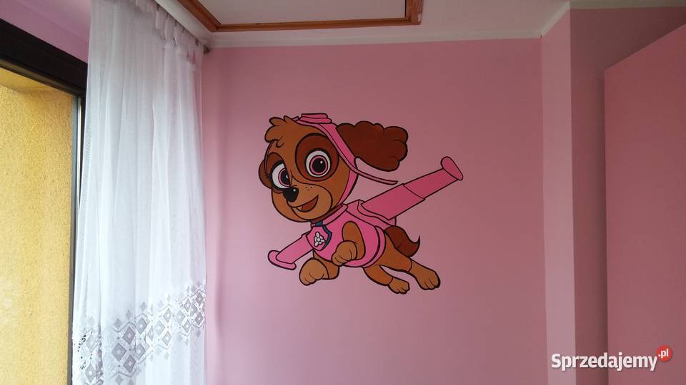 mural na ścianie