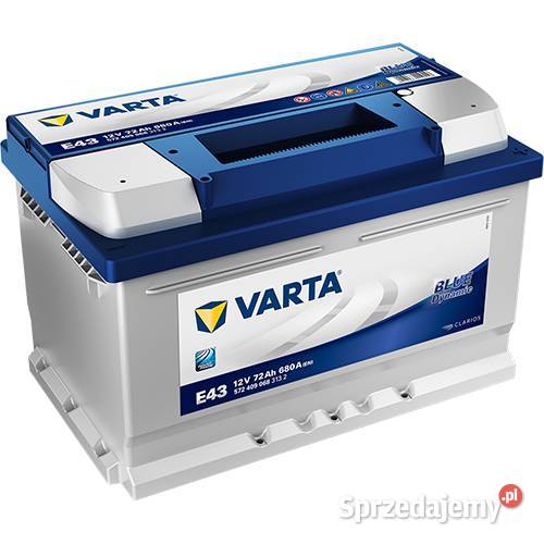 Akumulator Varta Blue Dynamic E43 72Ah680A Gdynia
