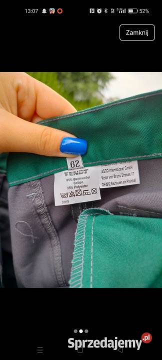 Spodnie FENDT Żółkiewka-Osada