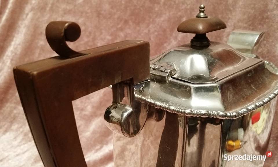 Czajnik stary angielski posrebrzany Art Deco Kraków