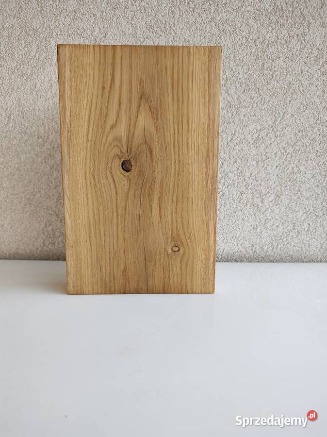 Podstawa dębowa o wymiarach 275 x 175 x 40 mm