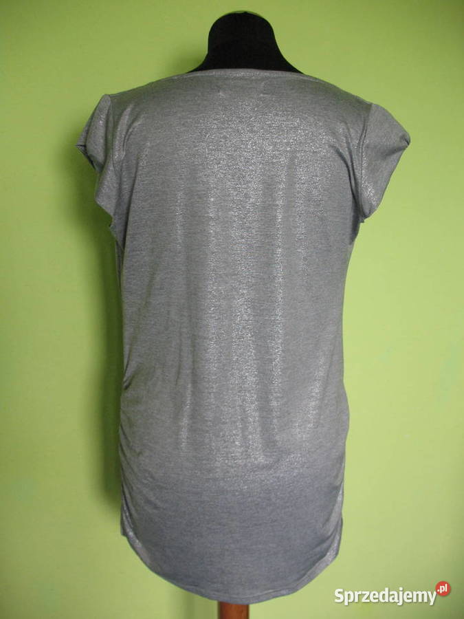 Bluzka srebrna 42 XL biust 100 Strefa szary/srebrny mazowieckie Siedlce