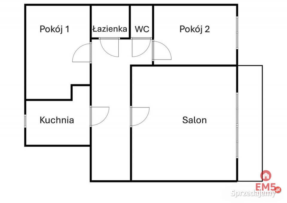 sprzedaży mieszkania Białystok 60m2 3 pokoje 8166zł/m2