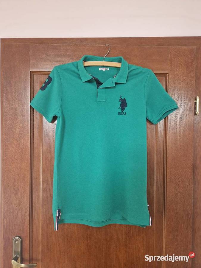 Koszulka zielona US Polo Assn 1415 lat rozmiar Bibice