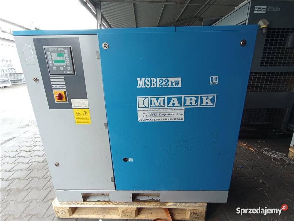 Sprężarka śrubowa kompresor MARK MSB228 Atlas