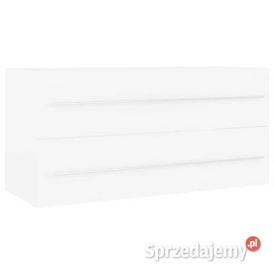 vidaXL Szafka pod umywalkę biała 100x385x48 Łazienkowe Warszawa sprzedam