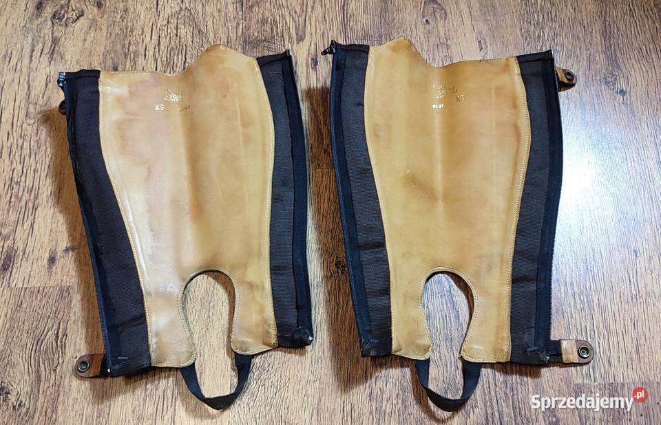 Czapsy oficerkowe z gumami Equi Comfort XS skóra małopolskie