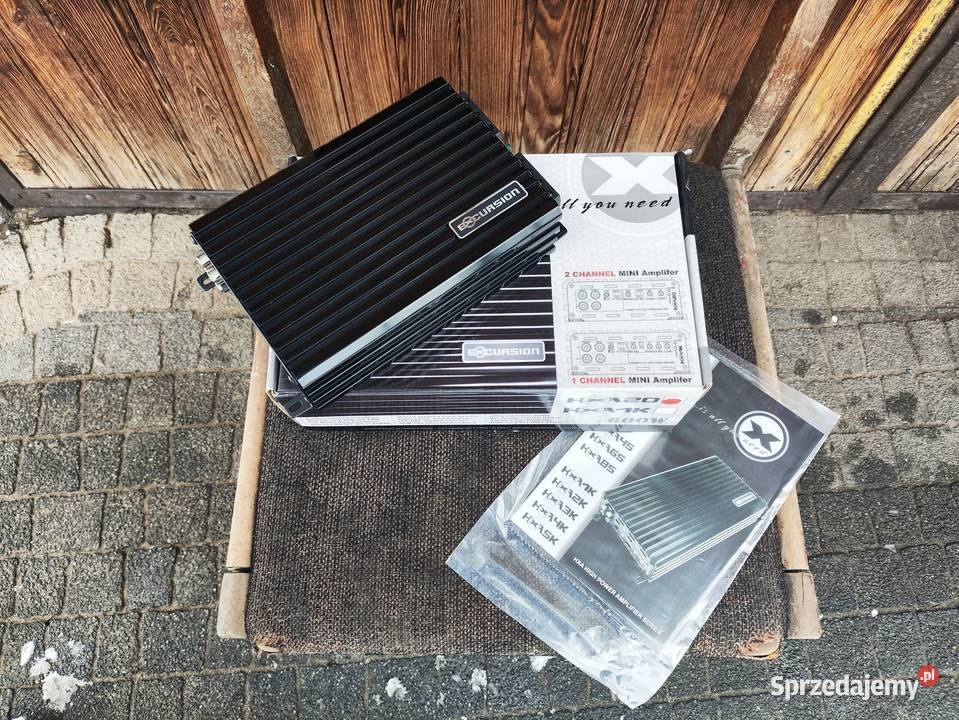 Wzmacniacz samochodowy 2 kanałowy Excursion śląskie Niegowonice sprzedam