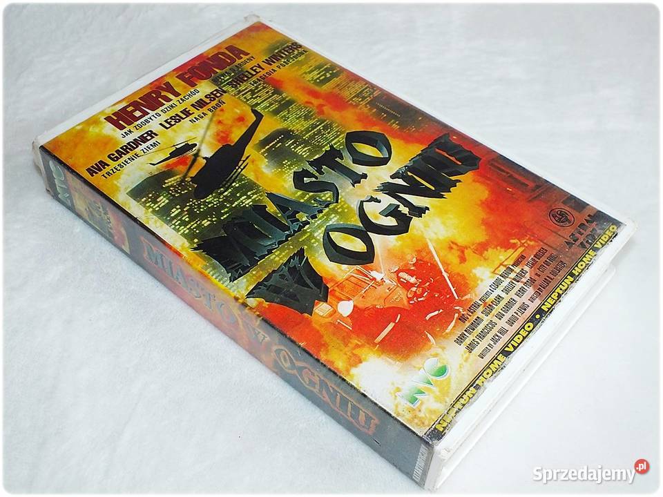 Kaseta VHS Miasto w Ogniu Henry Fonda Film na lubuskie Żary