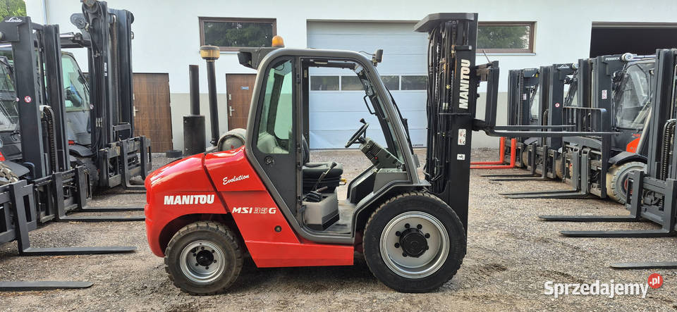Terenowy wózek widłowy Manitou MSi35G Udźwig gaz Wózki widłowe Małkinia Górna