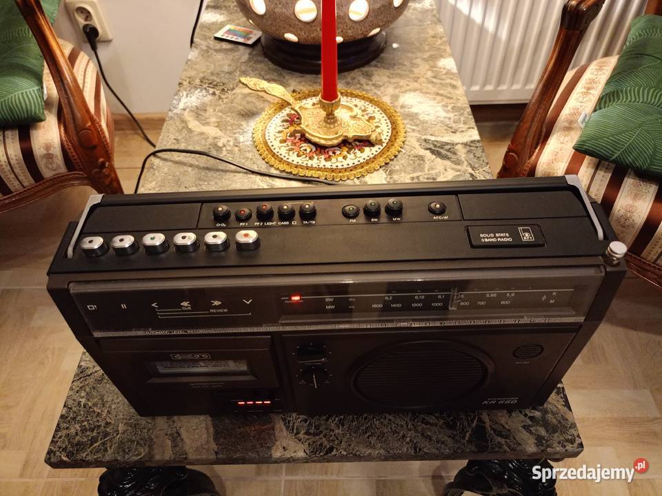 Zabytkowy Radio Magnetofon STERACORD KR650 RFT Drawski Młyn