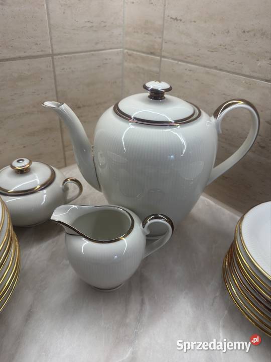 Zestaw kawowy Ecru Shumann arzberg Bavaria 8 Biłgoraj