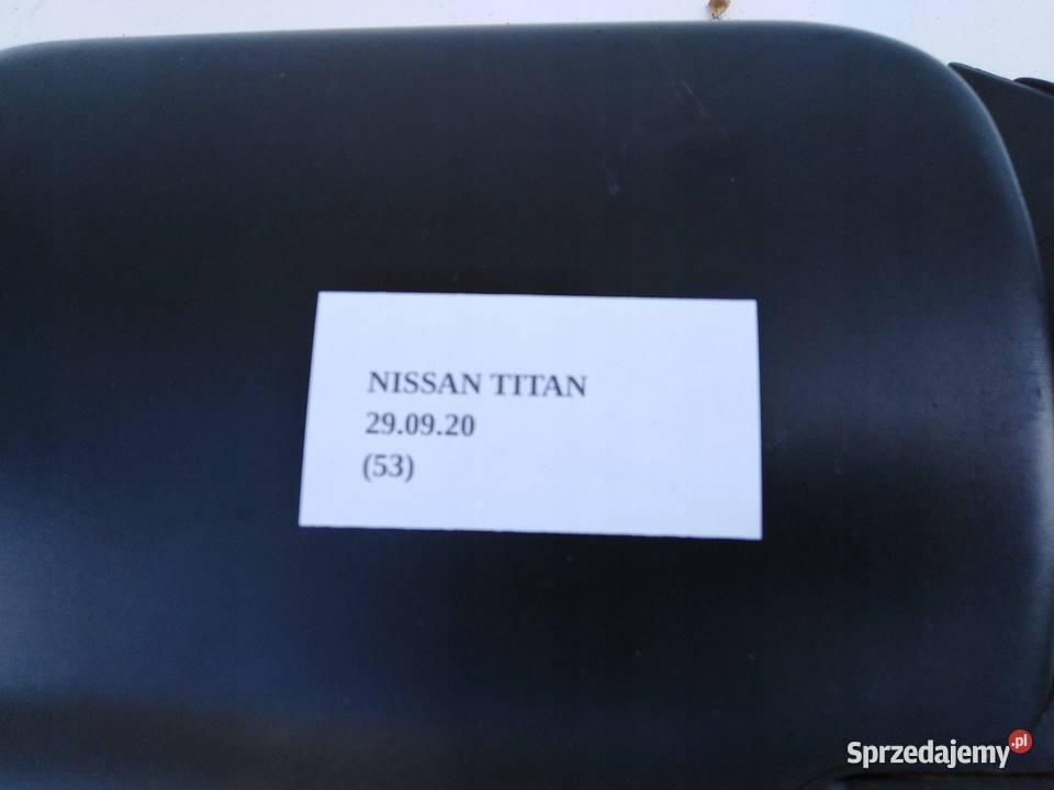 PRAWE LUSTERKO NISSAN TITAN ARMADA wielkopolskie Nowy Tomyśl