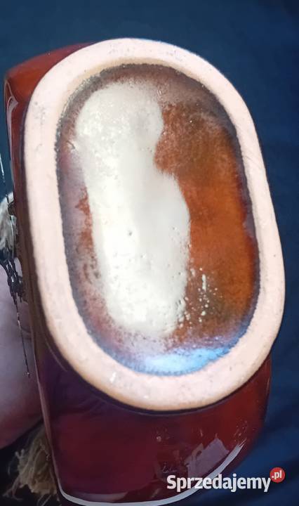 Ceramiczny zegar kwarcowy w formie karafki Koźminek