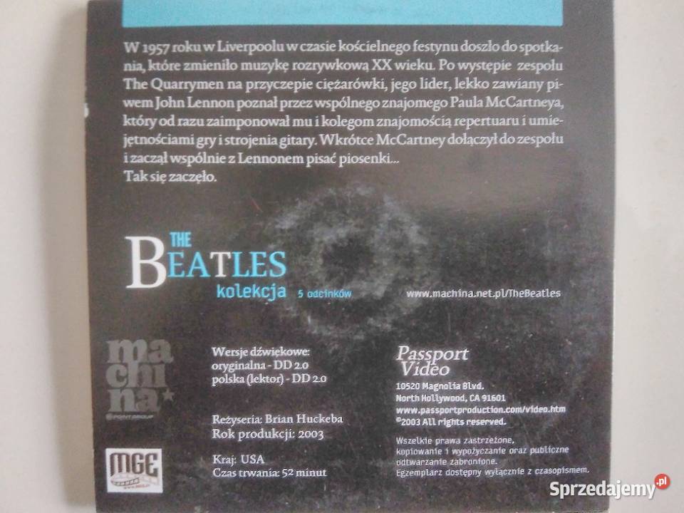 Płyty DVD The Beatles 3 i więcej