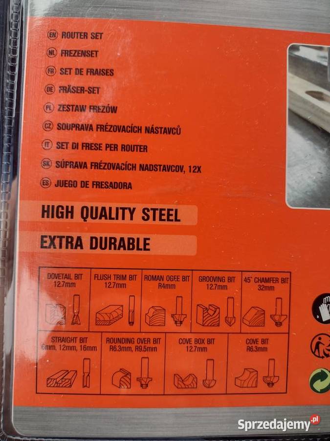Zestawy frezów frezy do frezarki Stalowa Wola
