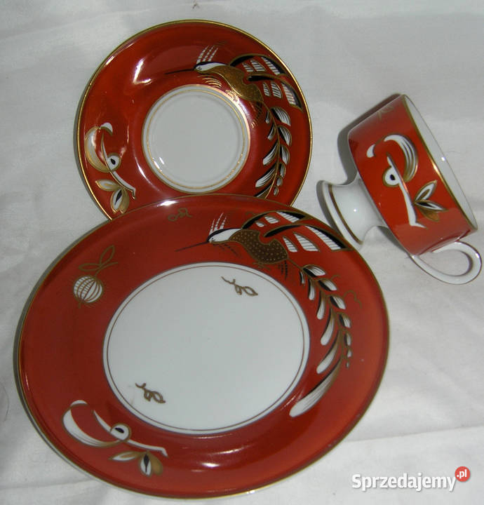 filiżanka trio vintage UNIKAT Wallendorf Bartków