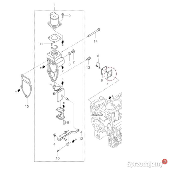 Uszczelka regulatora 65 x 61 mm LS XJ25 Tajęcina