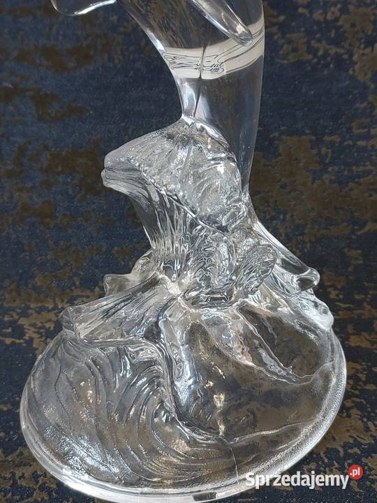 Figurka kryształowa delfina Skwierzyna