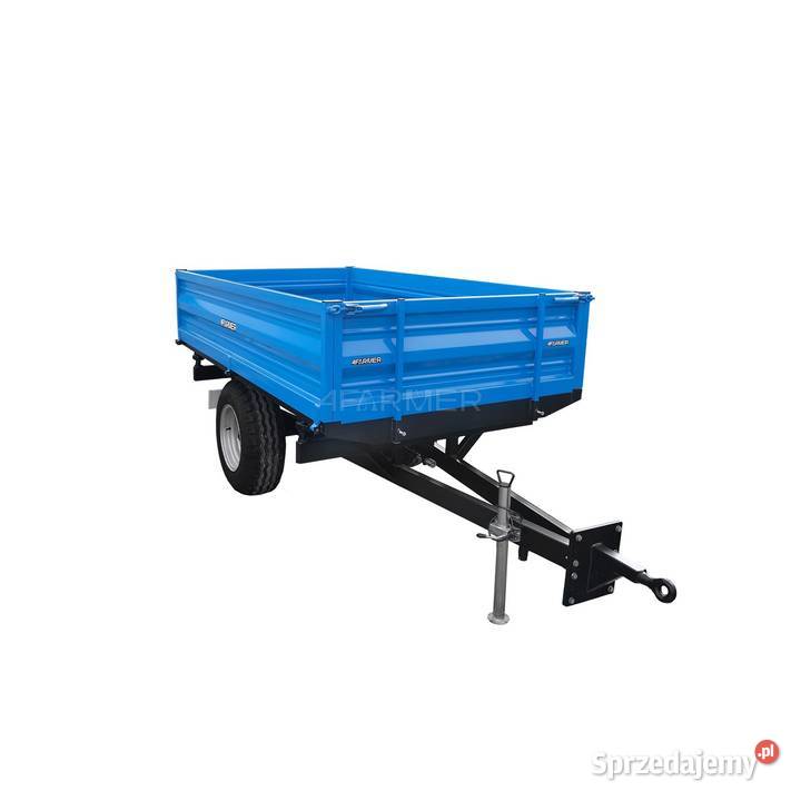 Przyczepa rolnicza jednoosiowa 2T z kiprem Tajęcina sprzedam